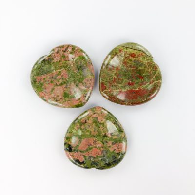 Unakite | Heart Shaped Worry Stone | Wholesale Crystals | Brisbane | Australia